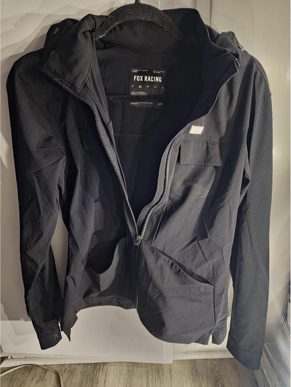Fox Racing Black Windbreaker Size L